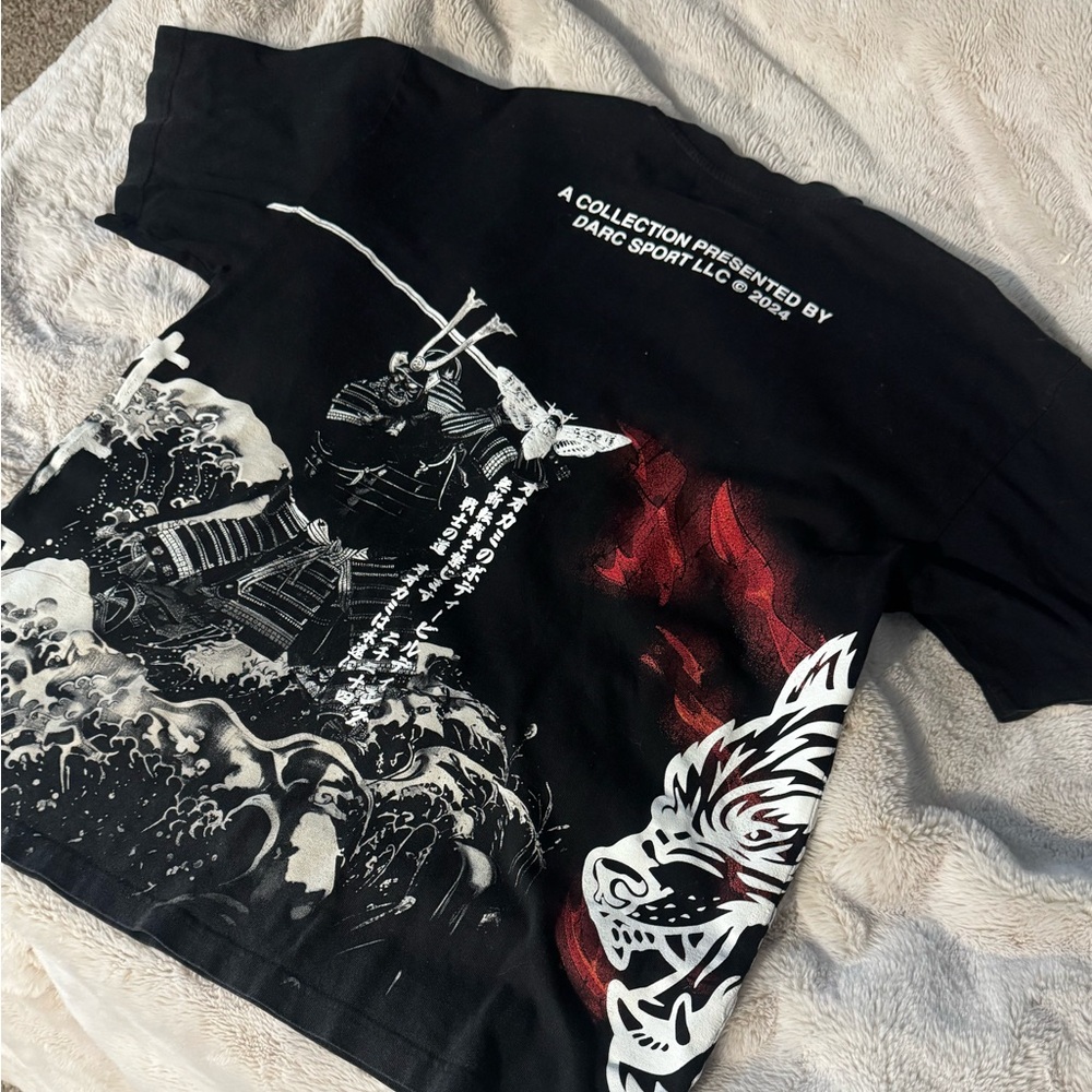 Darc Sport Black and Red Samurai Graphic Tee